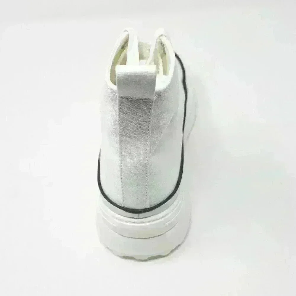 BRAND NEW IN BOX  Steve Madden Molliee Sneaker White Fabric - Picture 5 of 9